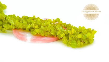 Perles puces en jade naturelle