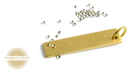Coupelles pour perles 3mm en laiton argent