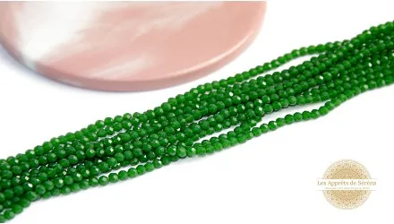 Perles abaques à facettes 3x2mm